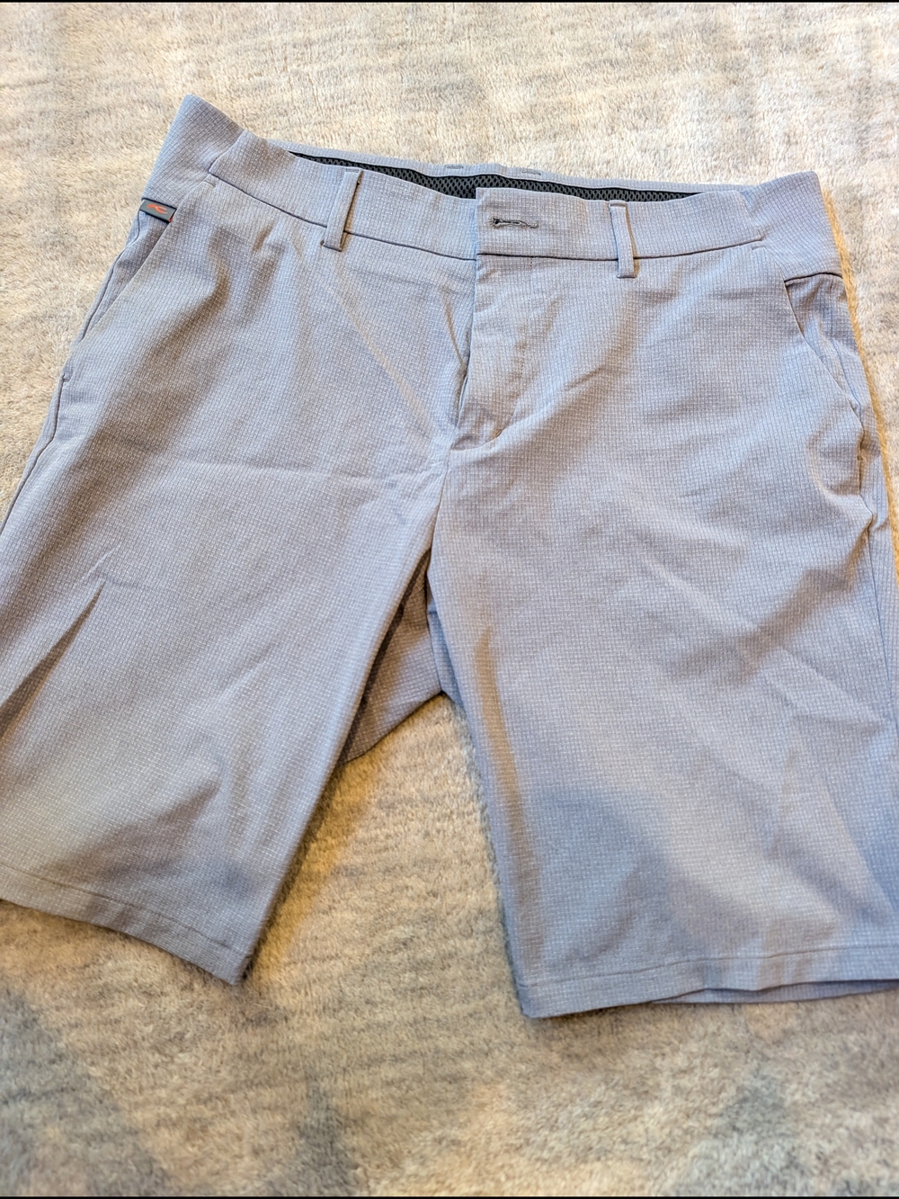 Men's KJUS Light Gray Shorts -34